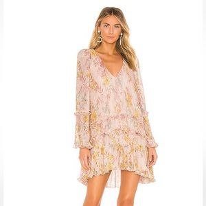 Tularosa Evelyn Dress in Lt Rose Floral